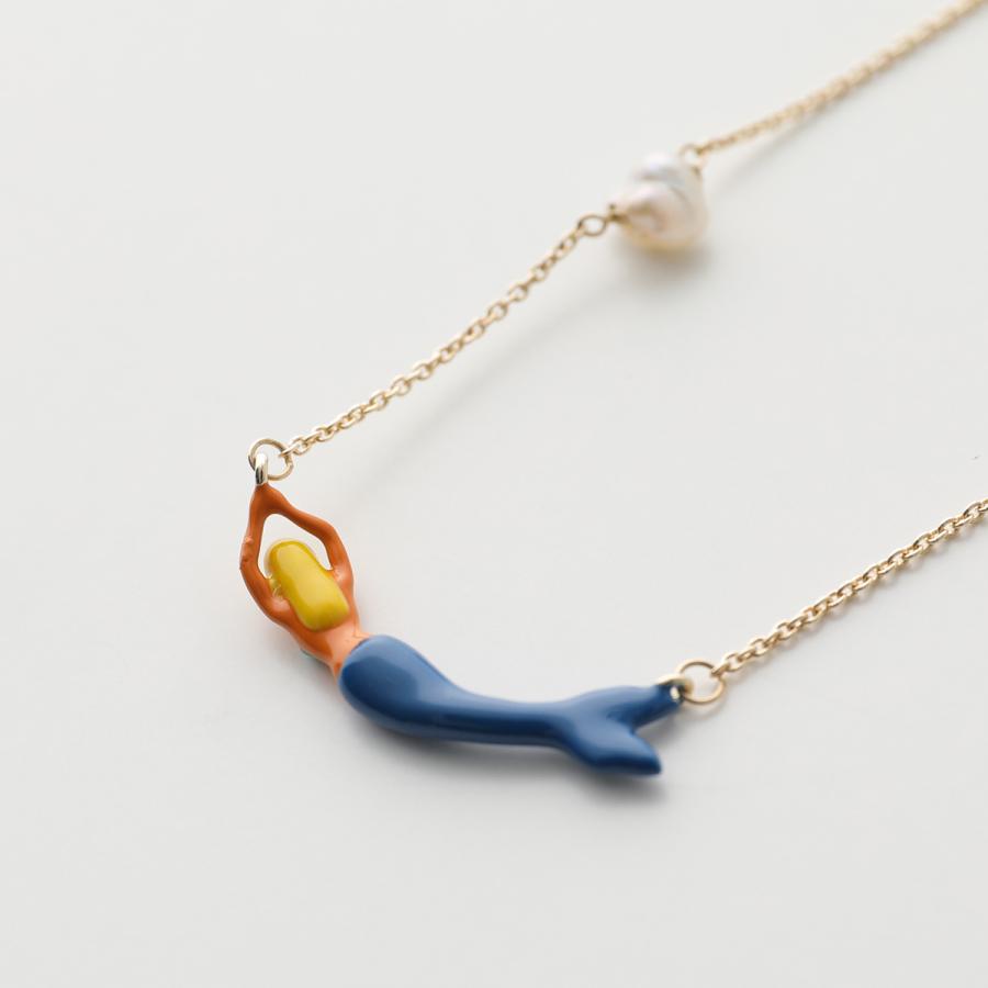 ALIITA（アリータ） ネックレス MERMAID PERLA ENAMEL NECKLACE ROLO