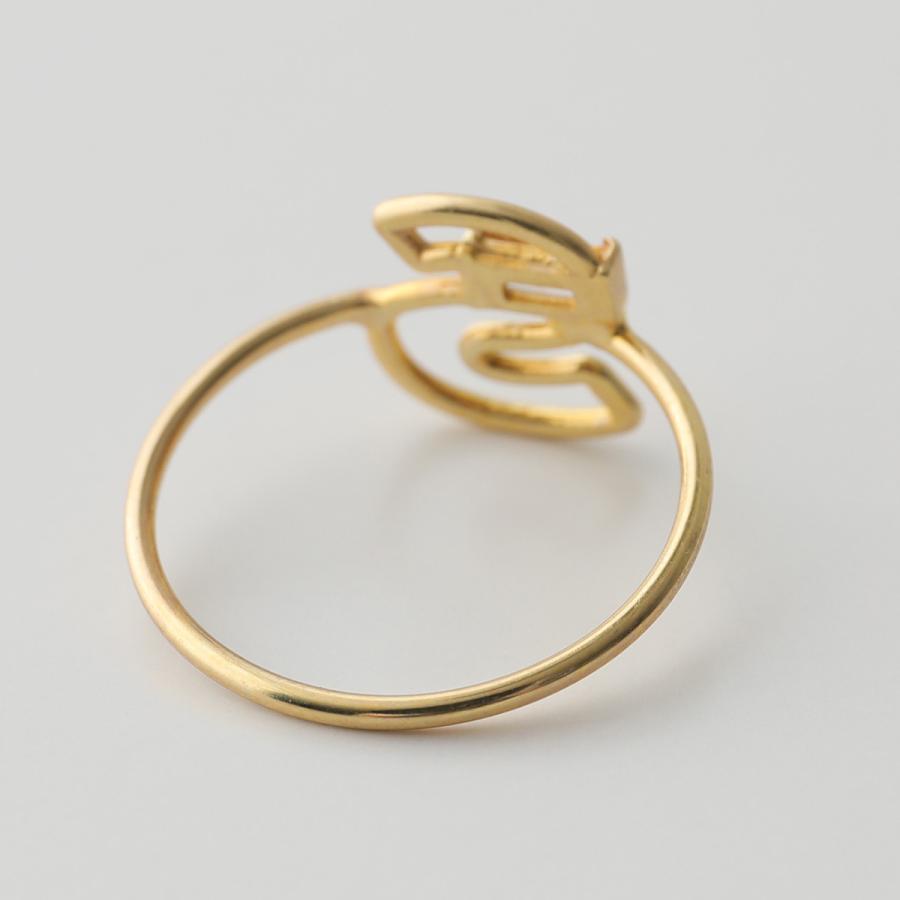 ALIITA アリータ リング LETRA RING レディース 指輪 イニシャル アルファベット ストーン アクセサリー カラー6色の画像