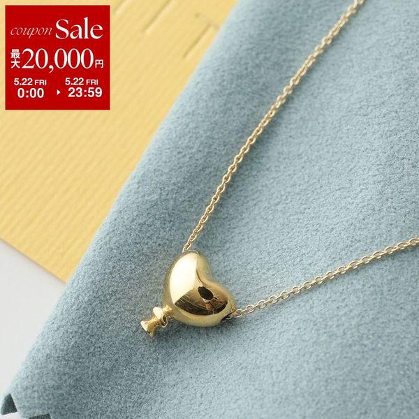 ALIITA アリータ ネックレス CORAZON BALLOON NECKLACE ROLO レディース ハート バルーン ペンダント アクセサリー J1000/YELLOW-GOLDの画像