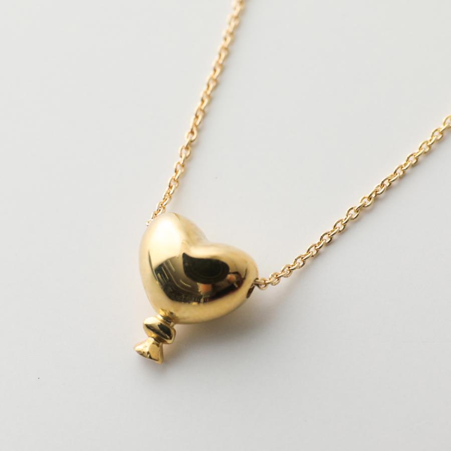 ALIITA アリータ ネックレス CORAZON BALLOON NECKLACE ROLO レディース ハート バルーン ペンダント アクセサリー J1000/YELLOW-GOLDの画像