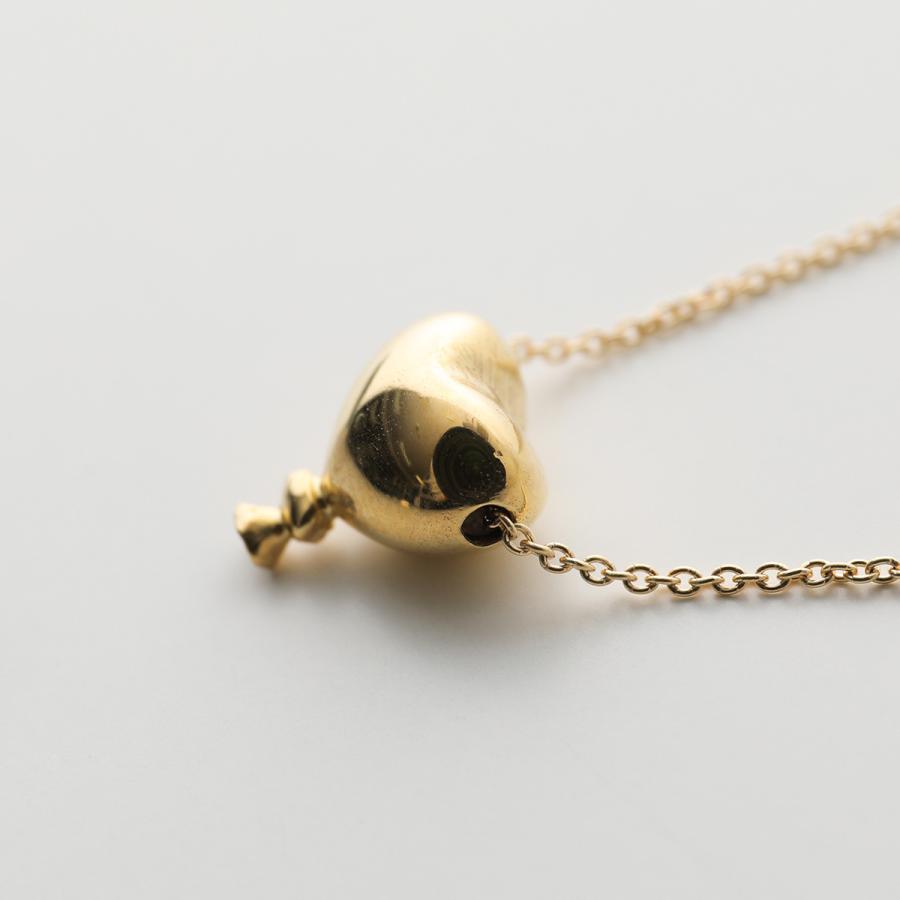 ALIITA アリータ ネックレス CORAZON BALLOON NECKLACE ROLO レディース ハート バルーン ペンダント アクセサリー J1000/YELLOW-GOLDの画像