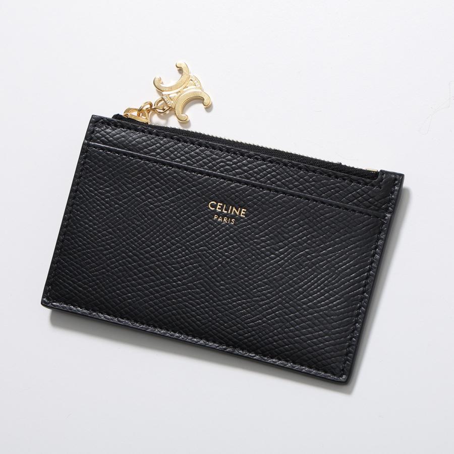 CELINE セリーヌ　ケース　小銭入れ　財布　ファスナー　ジップ　革 CELINE（セリーヌ） コインケース Triomphe トリオンフ 10M083FVO.38NO