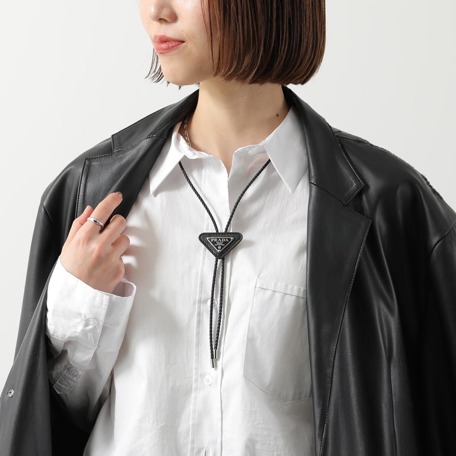 PRADA（プラダ） ボロタイ 2IC129 038 レディーストライアングルロゴ