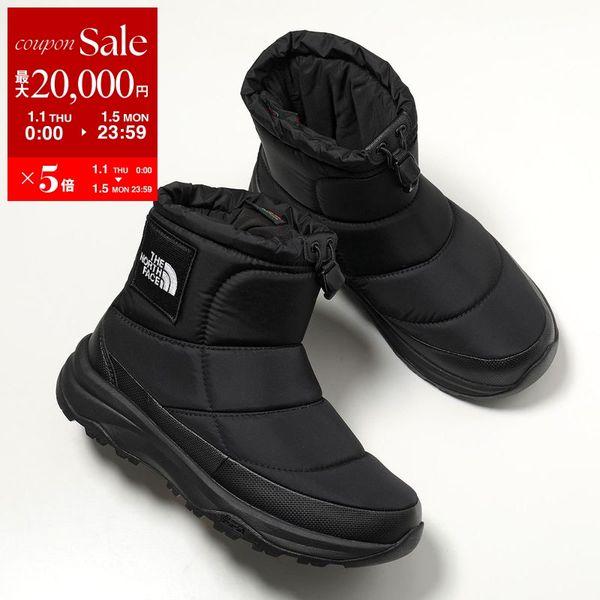 ✦人気✦ ノースフェイス ヌプシ ショート ブーツ 24cm 黒 ブラック THE NORTH FACE（ザ ノースフェイス） ノースフェイス 撥水 ヌプシ