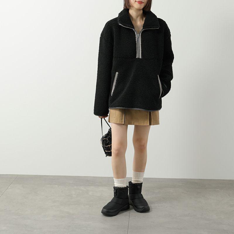 nanamica - THE NORTH FACE Nuptse Bootie ミニ　レザー　ブラック THE NORTH FACE（ザ ノースフェイス） ショートブーツ Nuptse Bootie
