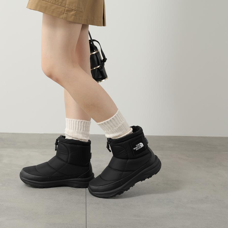 美品 THE NORTH FACE ヌプシ スノーブーツ ビブラム 黒 25cm THE NORTH FACE（ザ ノースフェイス） ショートブーツ Nuptse Bootie