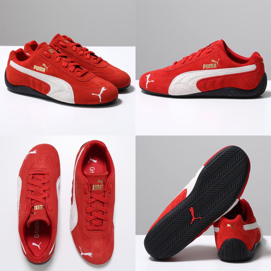 PUMA スピードキャットOG レッド スエード スニーカー　BOXあり PUMA SPEEDCAT OG PUMA RED-PUMA WHITE（プーマ スピードキャット OG