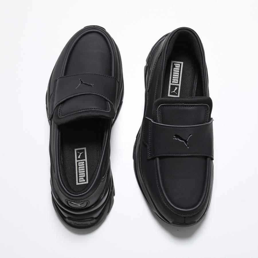 【新品・未使用】PUMA ブラック ローファー 厚底 24センチ PUMA（プーマ） ローファー ウィメンズ PUMA LOAFYR WNS PUMA BLACK