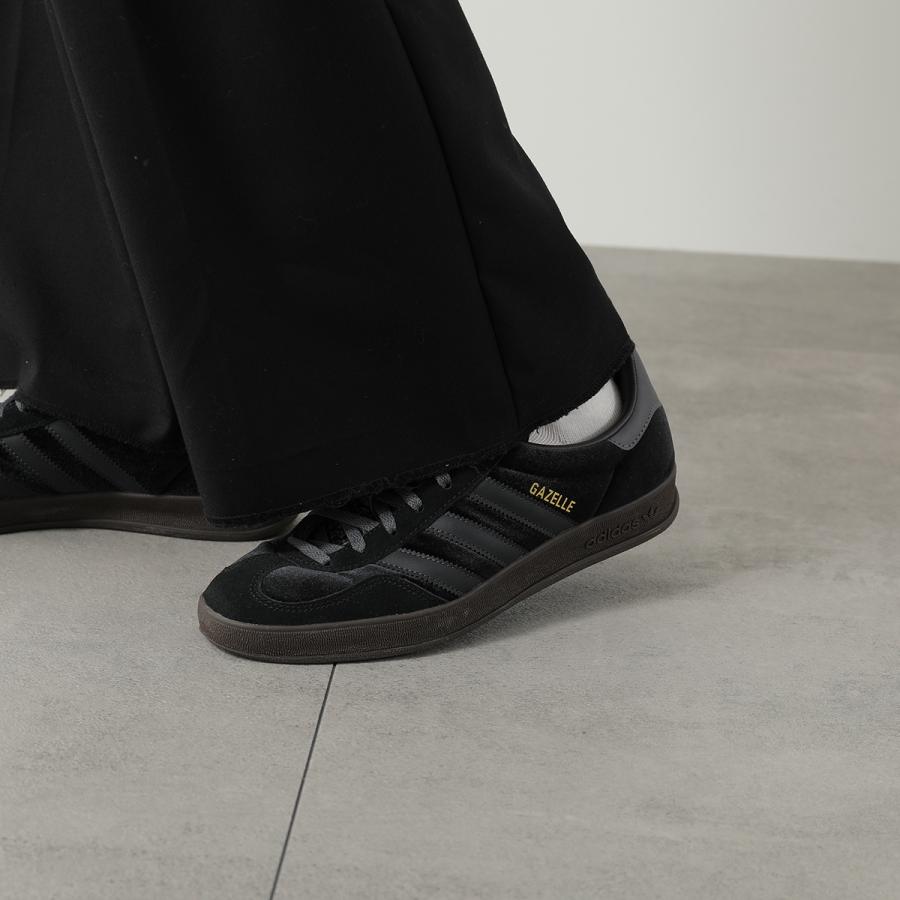 新品未使用 アディダス ガゼル インドア オールブラック 24CM JI2712 adidas Originals アディダスオリジナルス スニーカー GAZELLE INDOOR