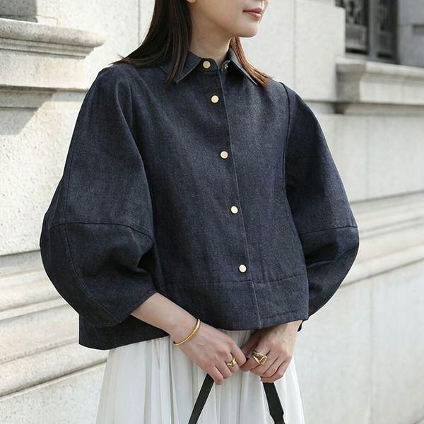 anana（アナナ） デニムジャケット a76-001 レディース ペプラム