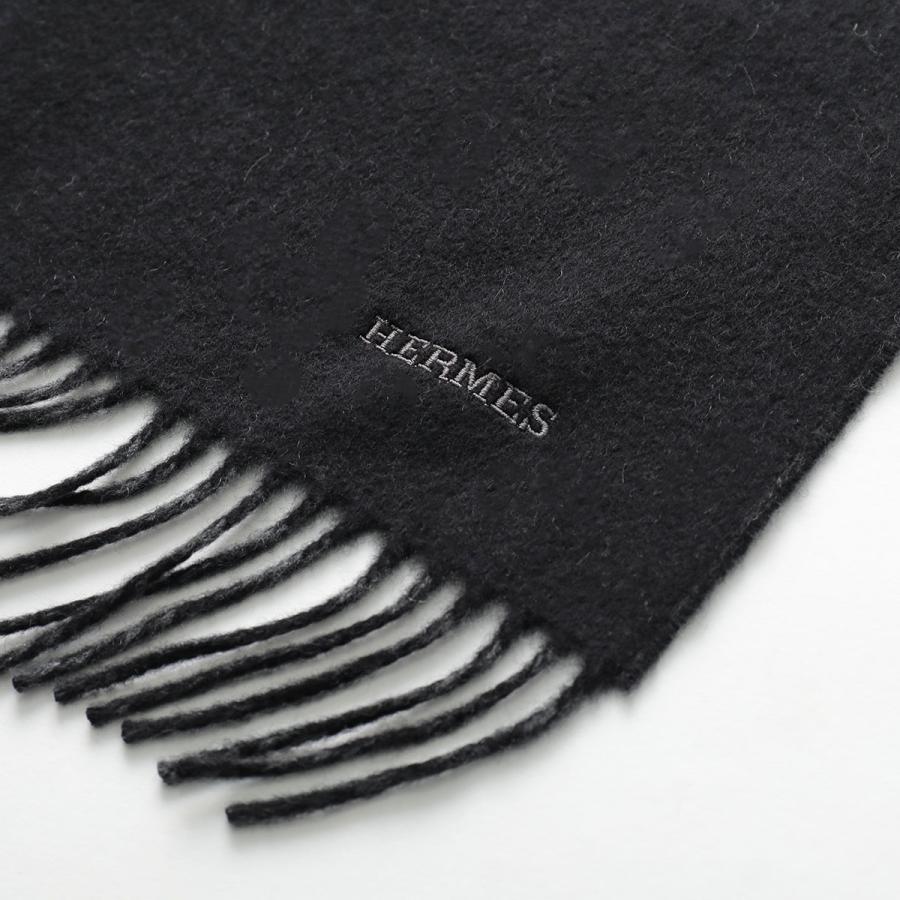 HERMES エルメス マフラー 170×40 レクトヴェルソ Recto Verso H393850T メンズ カシミヤ リバーシブル バイカラー ロゴ 刺繍 カラー5色の画像