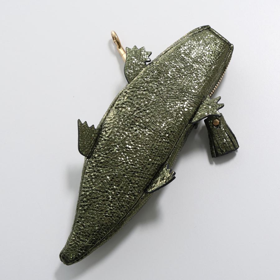 ANYA HINDMARCH ポーチ エコバッグ ワニ クロコダイル ANYA HINDMARCH（アニヤ・ハインドマーチ） ポーチ Pouch Crocodile