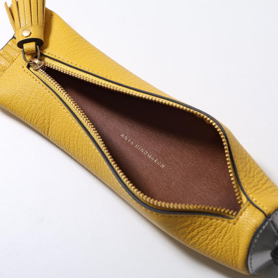 ねこぱんち⭐︎】SAINT LAURENT イエローレザー ケース ねこぱんち