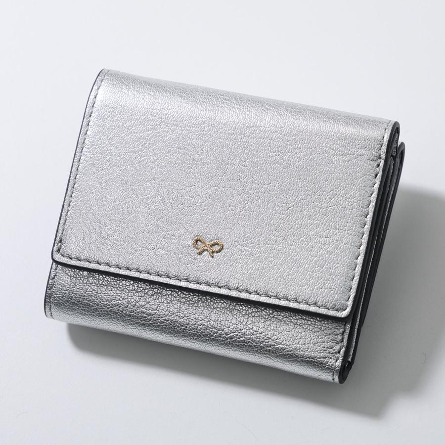ANYA HINDMARCH シルバー 三つ折り財布 アニヤ ハインドマーチ ANYA HINDMARCH 5050925147453 三つ折り財布