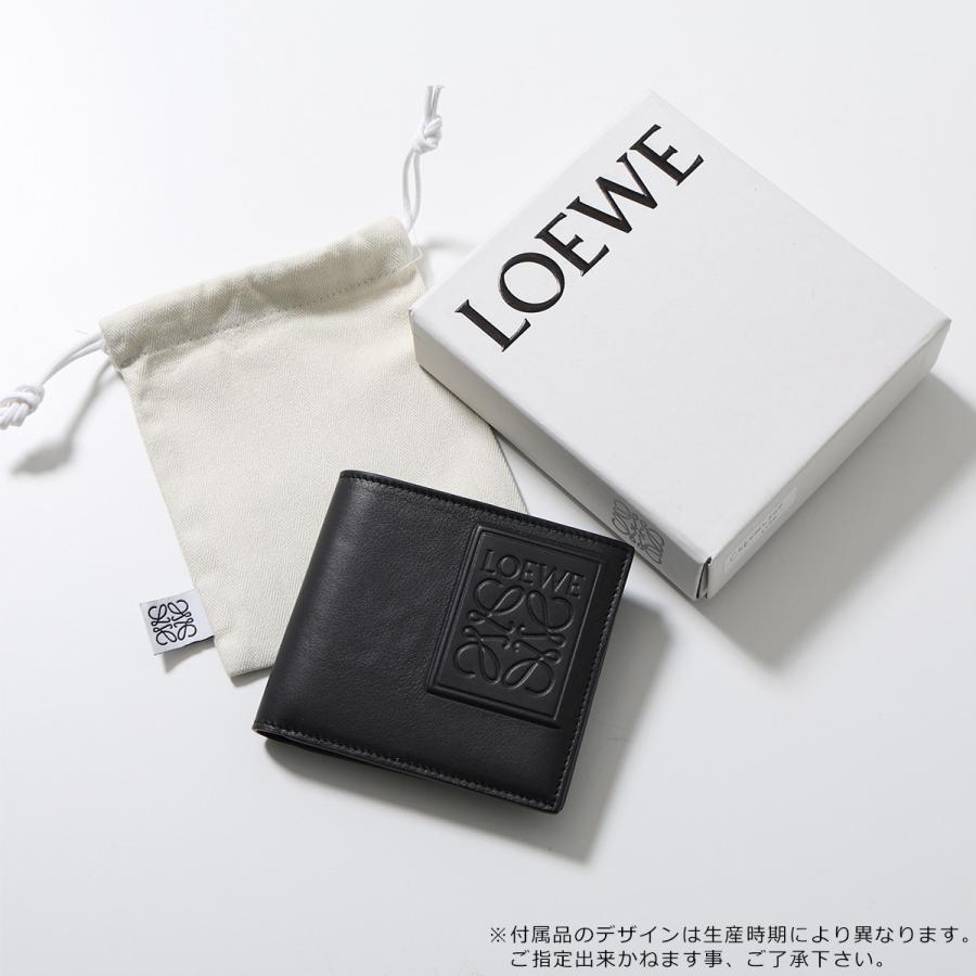 ✨極上美品・箱付き✨　LOEWE ロエベ　二つ折り　アナグラム　レザー　黒 LOEWE（ロエベ） 二つ折り財布 PUZZLE パズル C510501X14 C510501X09
