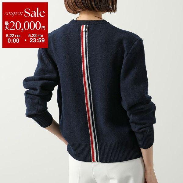 THOM BROWNE トムブラウン セーター MKA518A Y1029 レディース メンズ ハイゲージ ニット バージンウール ウォッシュドピケ 415 MKA518AY1029415の画像