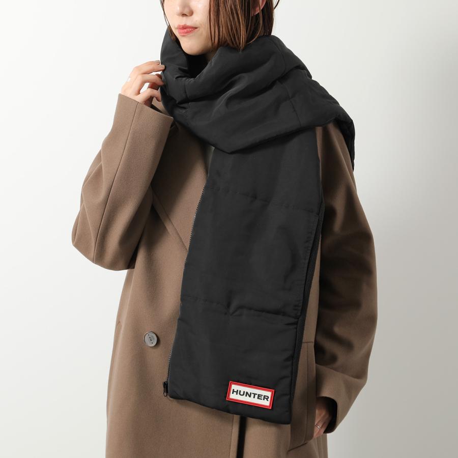 ハンター HUNTER イントレピッド ジップアップ スカーフ マフラー 衣料品 ポリエステル メンズ レディース ブラック系 HR10027BLK 【新品】 HUNTER（ハンター） マフラー INTREPID ZIP UP SCARF HR10027 メンズ