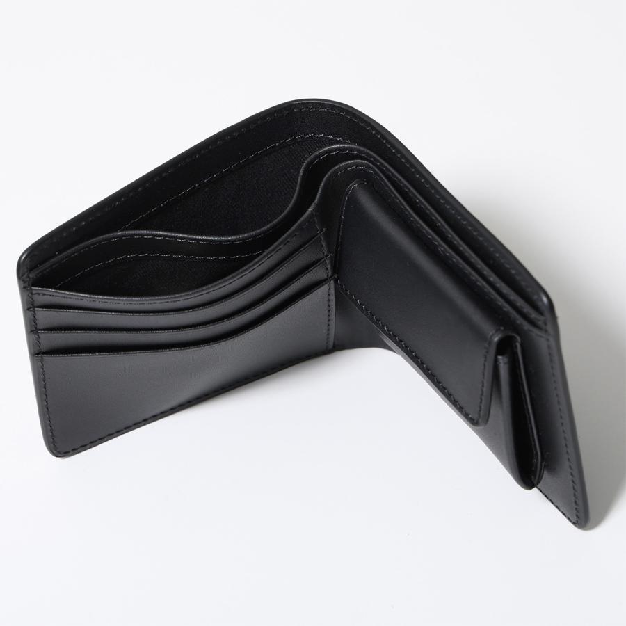 未使用　A.P.C アーペーセー レザー折り財布　ブラック　黒 A.P.C.（アーペーセー） 財布 二つ折り財布 ラウンドファスナー 小銭