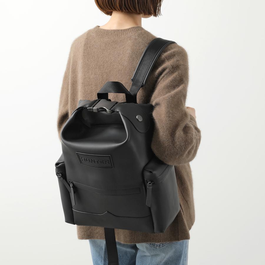 HUNTERキルティングリュック　バックパック　美品　ブラック　黒　ハンター HUNTER（ハンター） バックパック メンズ レディース トップクリップ