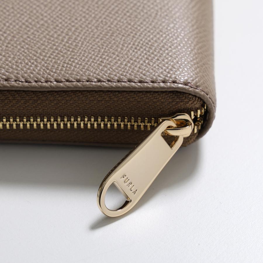 FURLA フルラ 長財布 クラシック フラップ レザー ベージュ ほぼ新品 FURLA（フルラ） ラウンドファスナー長財布 CLASSIC クラシック