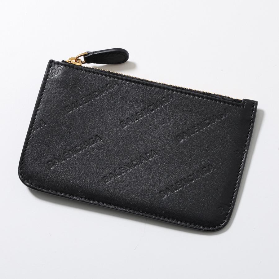 美品　バレンシアガ　ケース　カードケース　 637130 黒　ドット BALENCIAGA（バレンシアガ） コイン&カードケース 637130 2AAXQ