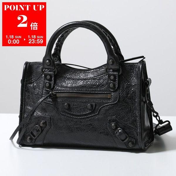 新品未使用 BALENCIAGA バレンシアガ クラシック スクエア バッグ 黒 BALENCIAGA（バレンシアガ） ハンドバッグ LE CITY MINI BAG ル シティ