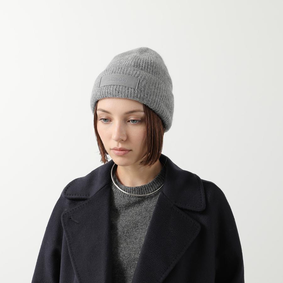 JACQUEMUS バラクラバ ニット帽 ビーニー グレー JACQUEMUS（ジャックムス） ニット帽 Gros Grain ACU00666AK00227