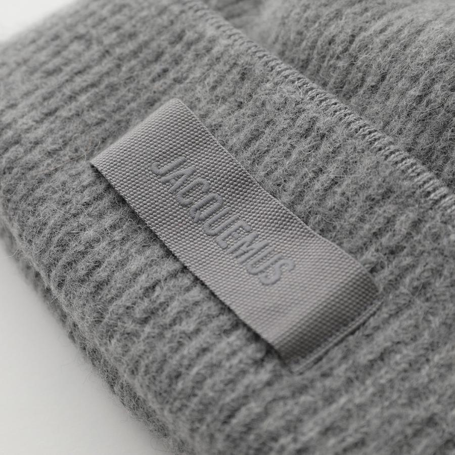[新品]JACQUEMUS ジャックムス バラクラバ ニット帽 ビーニー グレー JACQUEMUS（ジャックムス） ニット帽 Gros Grain ACU00666AK00227
