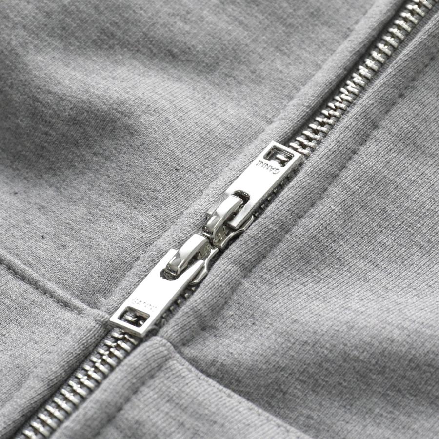 GANNI（ガニー） パーカー Heavy Terry Jersey Zip Hoodie レディース