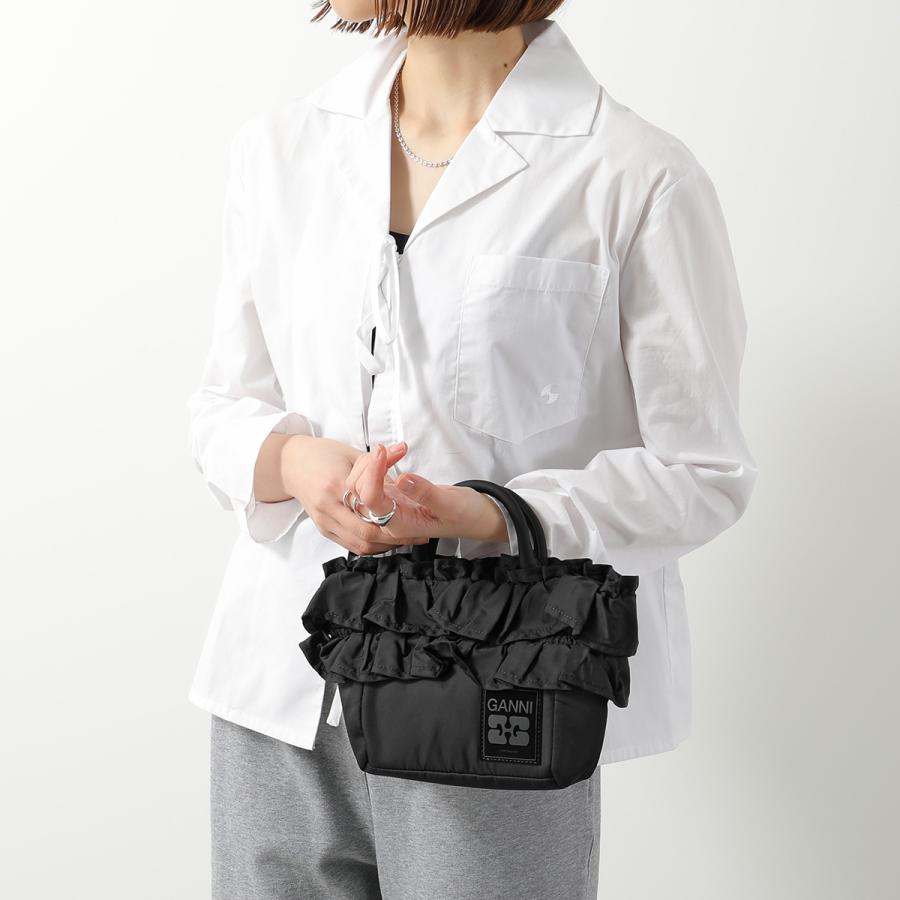 GANNI（ガニー） ハンドバッグ Mini Shopper Ruffle A7187 5972