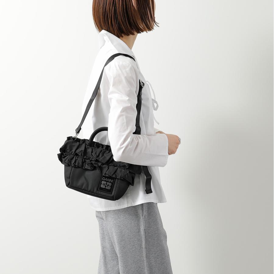 GANNI（ガニー） ハンドバッグ Mini Shopper Ruffle A7187 5972