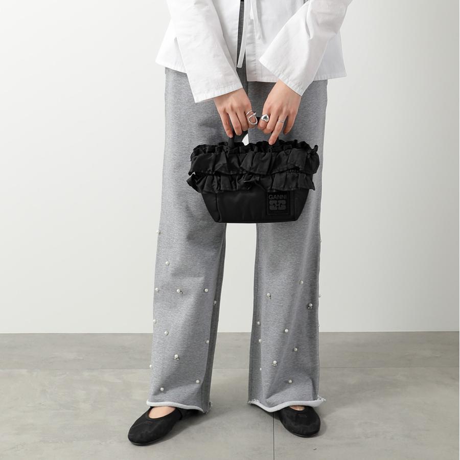GANNI（ガニー） ハンドバッグ Mini Shopper Ruffle A7187 5972