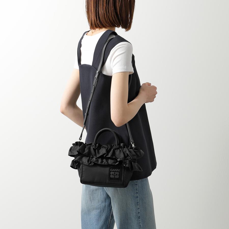 GANNI（ガニー） ハンドバッグ Mini Shopper Ruffle A7187 5972