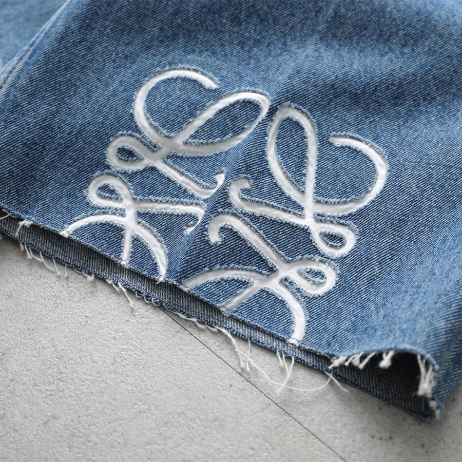 LOEWE デニムハーフパンツ　国内正規　ロエベ LOEWE（ロエベ） ハーフパンツ ANAGRAM SHORT JEANS アナグラム