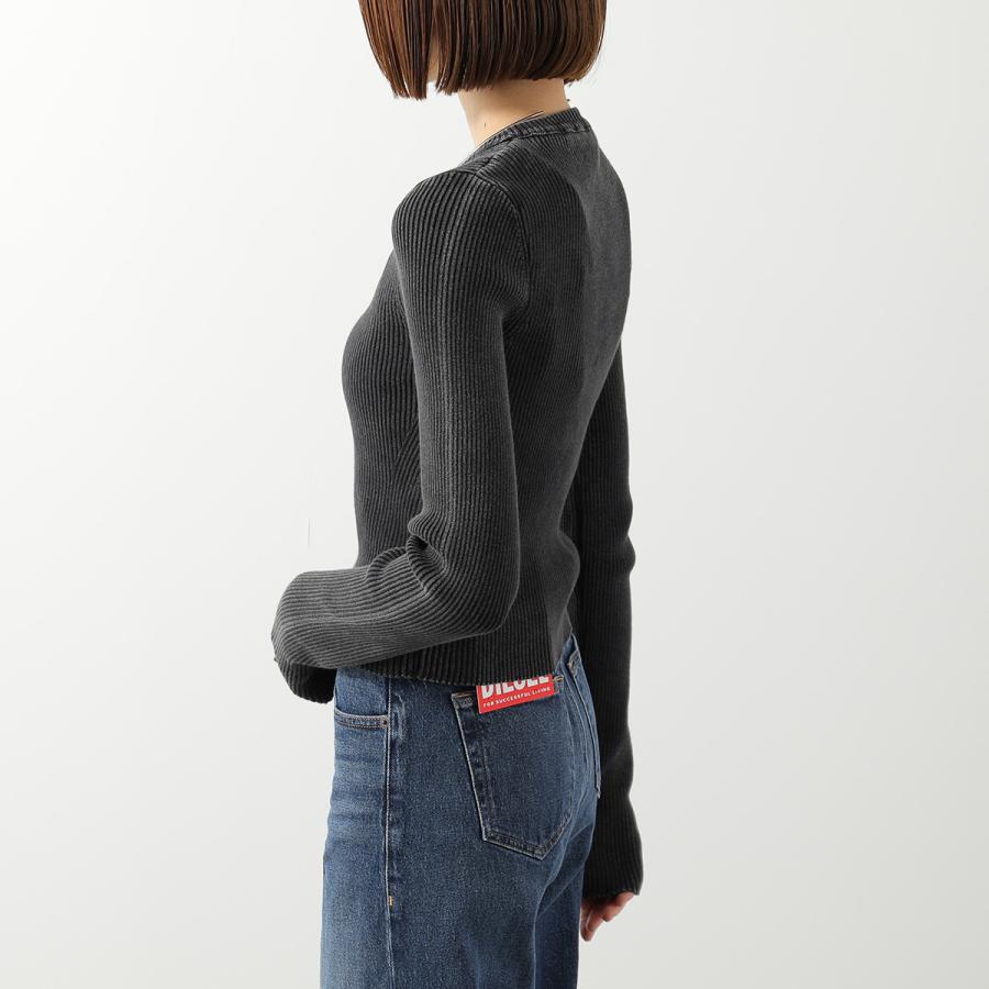 美品 DIESEL ディーゼル ダメージ加工 オープンショルダー ドッキングニットセーター S ブラック レディース 古着 中古 USED 中古・古着通販】DIESEL (ディーゼル) ニット ネイビー サイズ:SIZE M