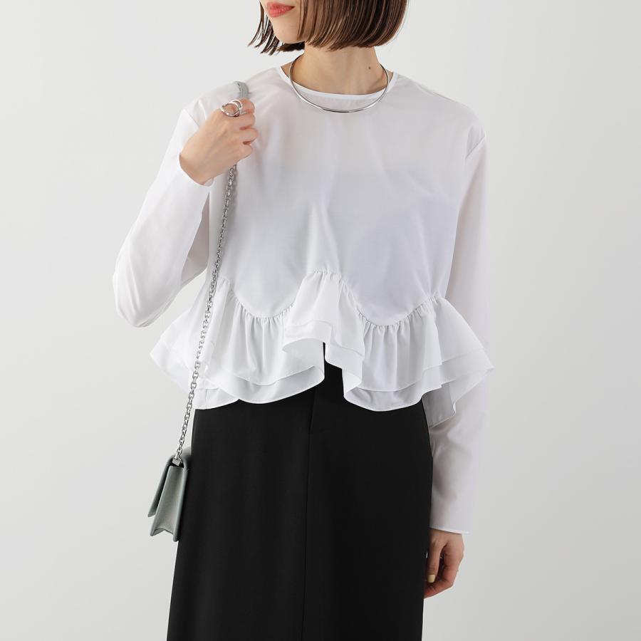 anana（アナナ） ブラウス a56-001 レディース フリル クルーネック