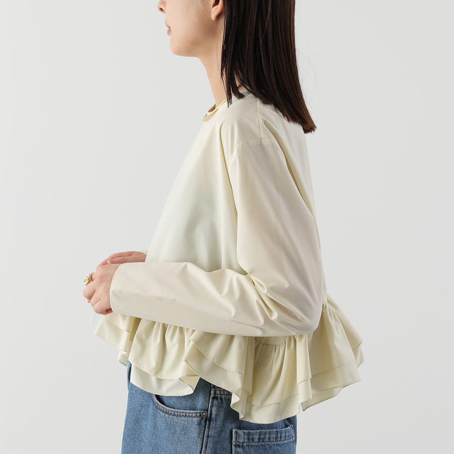 U　新品　anana アナナ　ドッキングブラウス　2枚 anana（アナナ） ブラウス a56-013 レディース 2way ルーシュタイ