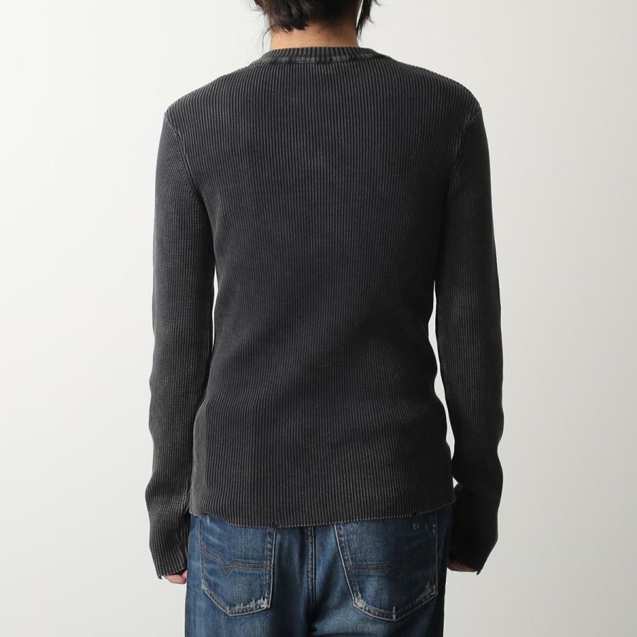 DIESEL ダークグレーニット K-MARTIN プルオーバーニット｜グレー｜メンズ｜DIESEL