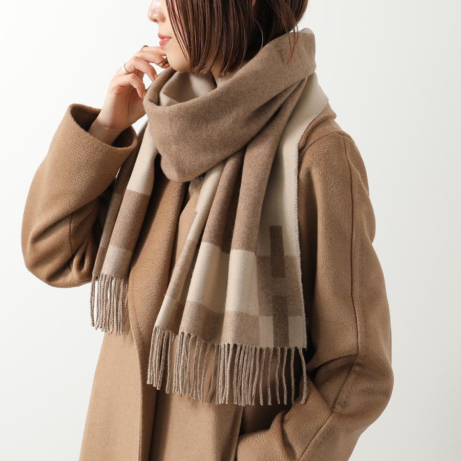 HERMES ストール　カシミヤ　ベージュ　エルメス　無地　マフラー　膝掛け HERMES（エルメス） マフラー 170×40 Hパッサン H Passant scarf