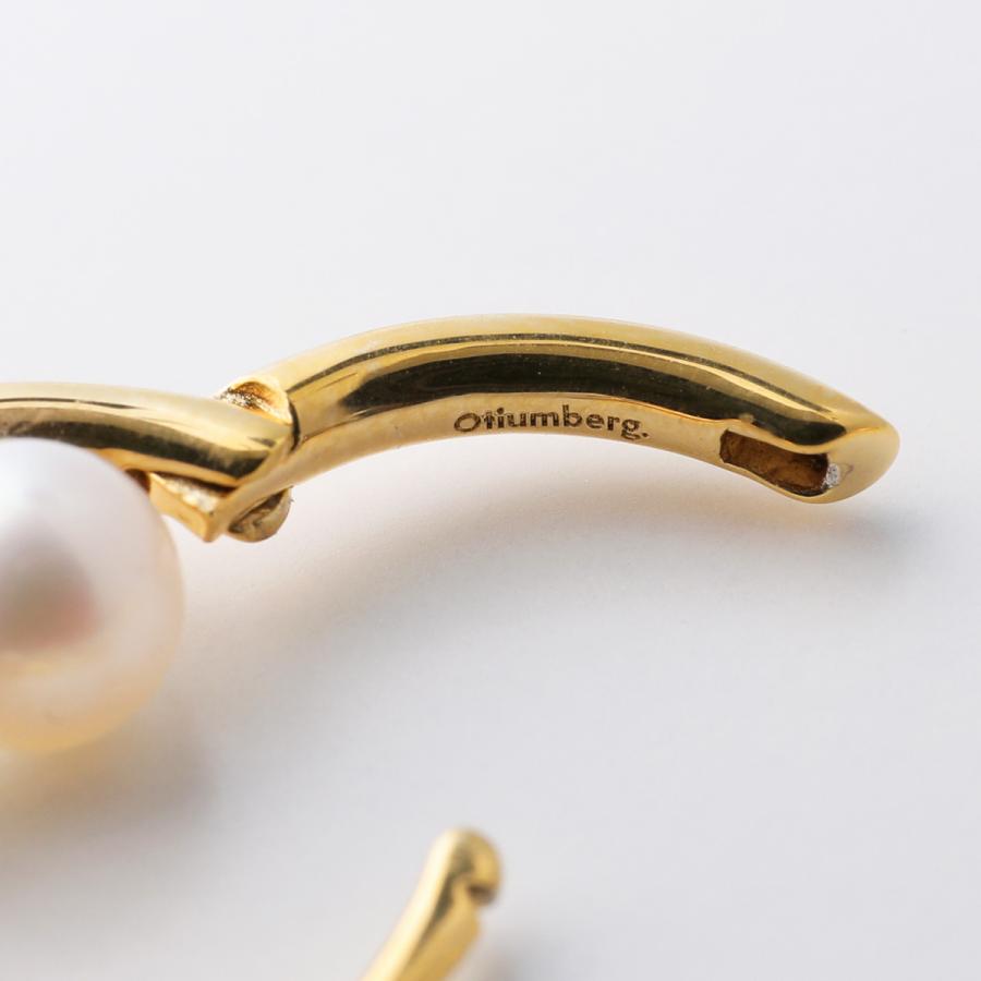 Otiumberg オティウムバーグ フープピアス Trio Pearl Hoops OT0029