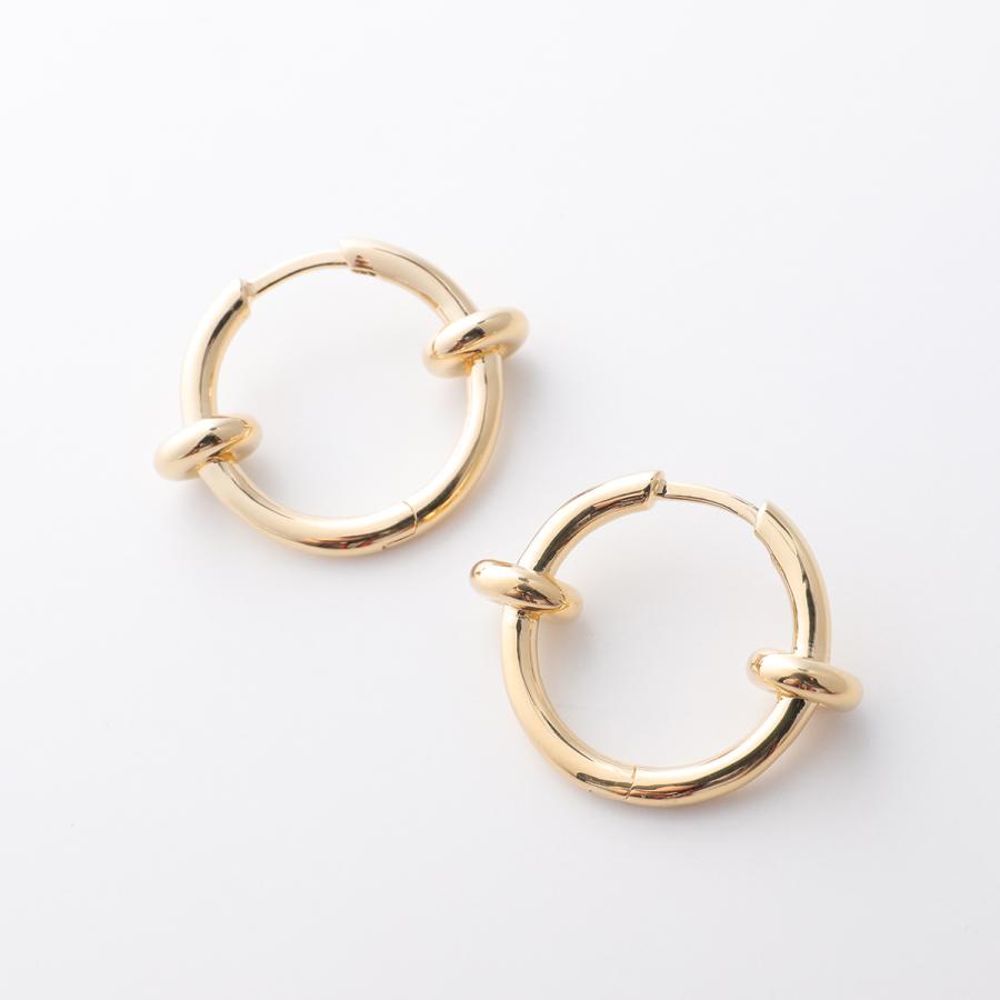 Otiumberg オティウムバーグ フープピアス Orbit Everyday Gold Hoops