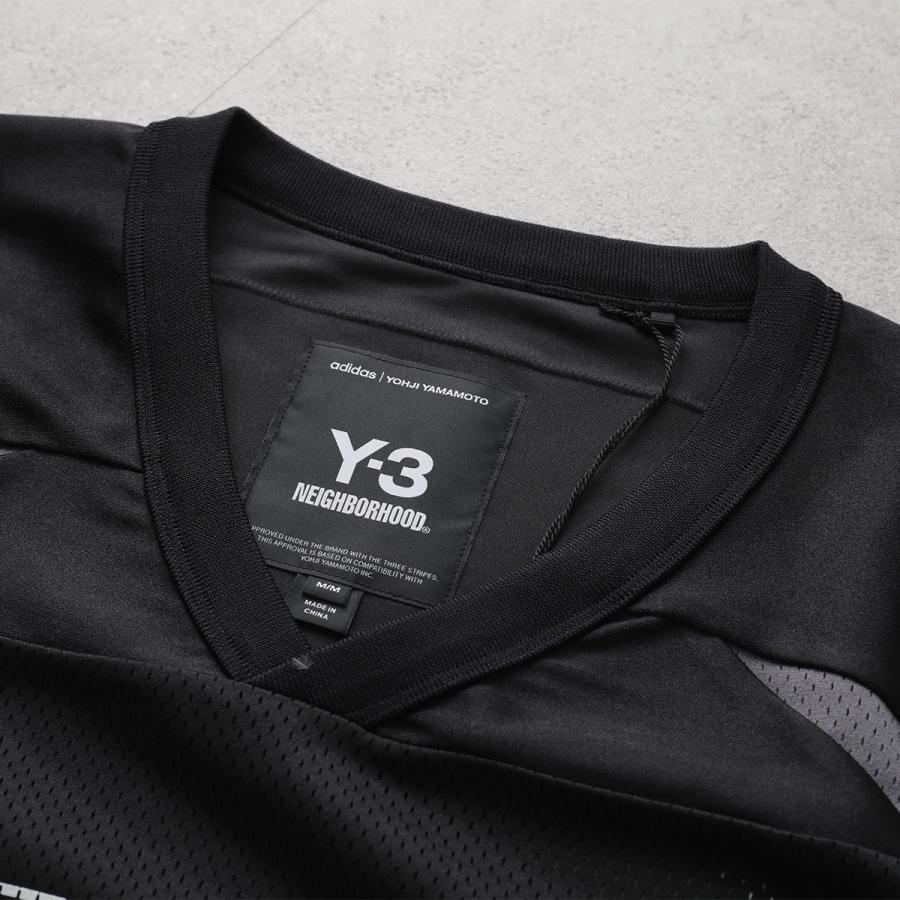Y-3 NBHD FOOTBALL JERSEY 新品完売品Ｌサイズ Y-3 × NEIGHBORHOOD ワイスリー ネイバーフッド コラボ Tシャツ NBHD