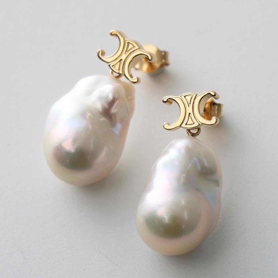 CELINE（セリーヌ） ピアス 46W356BPA.01GI レディース パール