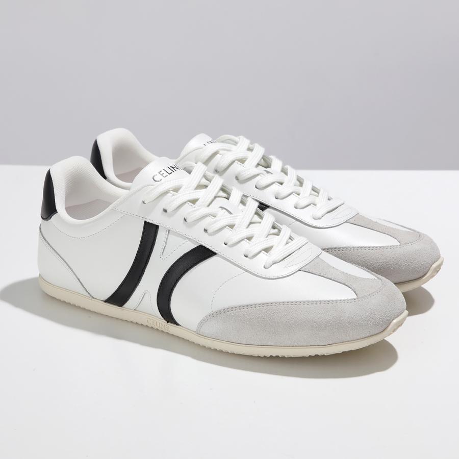 CELINE セリーヌ スニーカー JOGGER ジョガー 359273941C.00AW レディース トリオンフ レースアップ ローカット シューズ 靴 00AW/OPTIC-WHITE/GREY/BLACKの画像