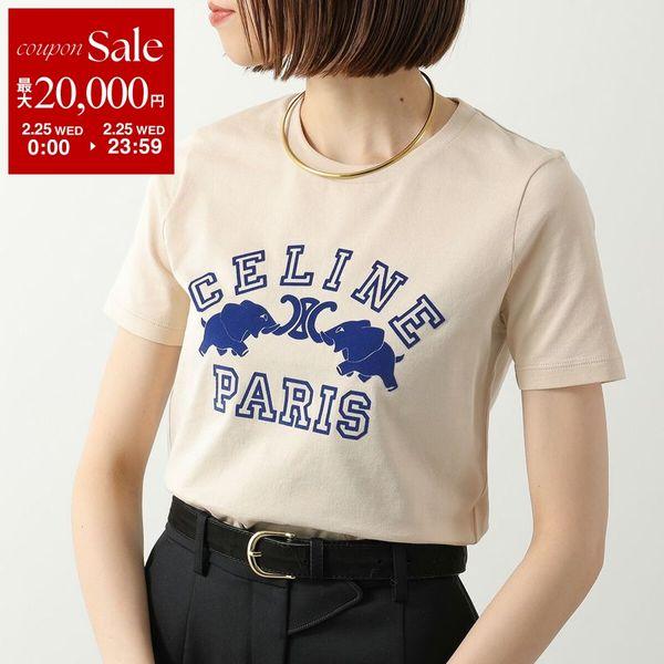 CELINE（セリーヌ） Tシャツ RX0E3671Q.GDI7 レディース ロゴ 半袖