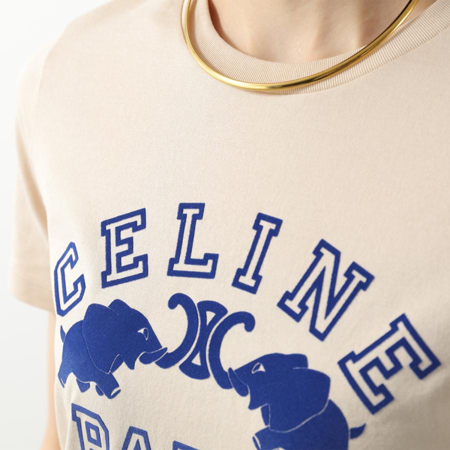 CELINE（セリーヌ） Tシャツ RX0E3671Q.GDI7 レディース ロゴ 半袖