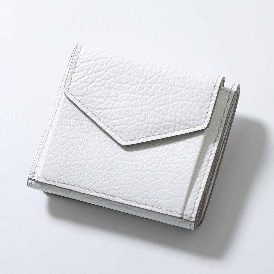 Maison Margiela 11 メゾンマルジェラ イタリア製 ENVELOPE WALLET 3つ折り財布 小銭入れ付き S56UI0136 P0399 Black(T8013) マルタン レザーウォレット ユニセックス【中古】【Maison Margiela 11】 Maison Margiela（メゾンマルジェラ） 11 S56UI0136 P0399 T8013