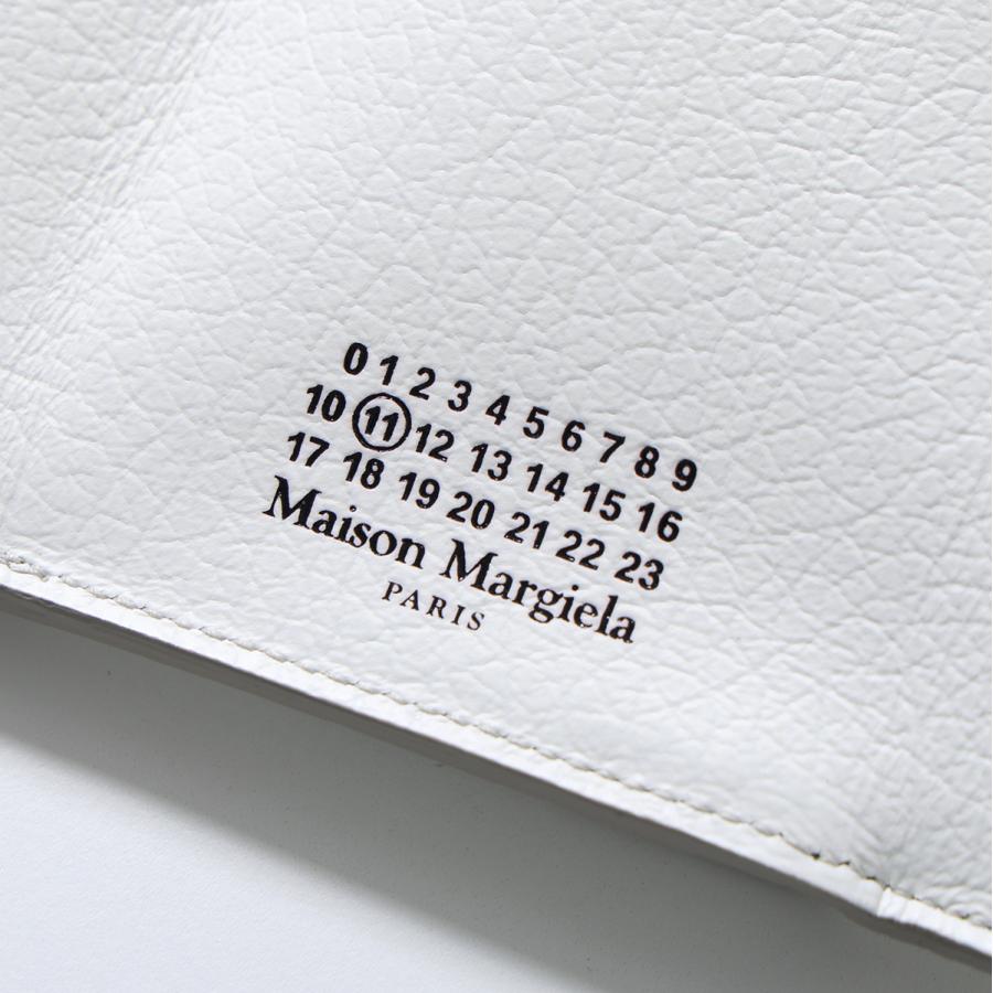 MAISON MARGIELA メゾンマルジェラ 三つ折り財布 S56UI0150 P0399 レディース レザー 4ステッチ ナンバリングロゴ ミニ財布 カラー2色 S56UI0150P0399T2003の画像