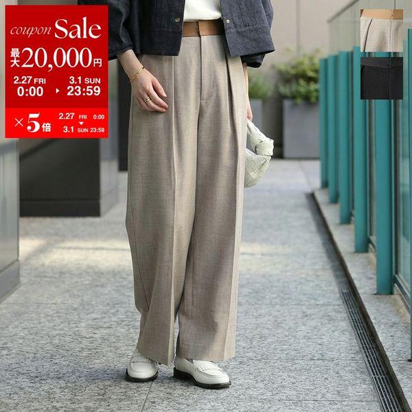 cloche（クロッシェ） クロシェ タックパンツ 86004 レディース