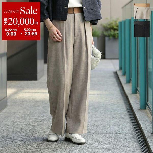 cloche（クロッシェ） クロシェ タックパンツ 86004 レディース